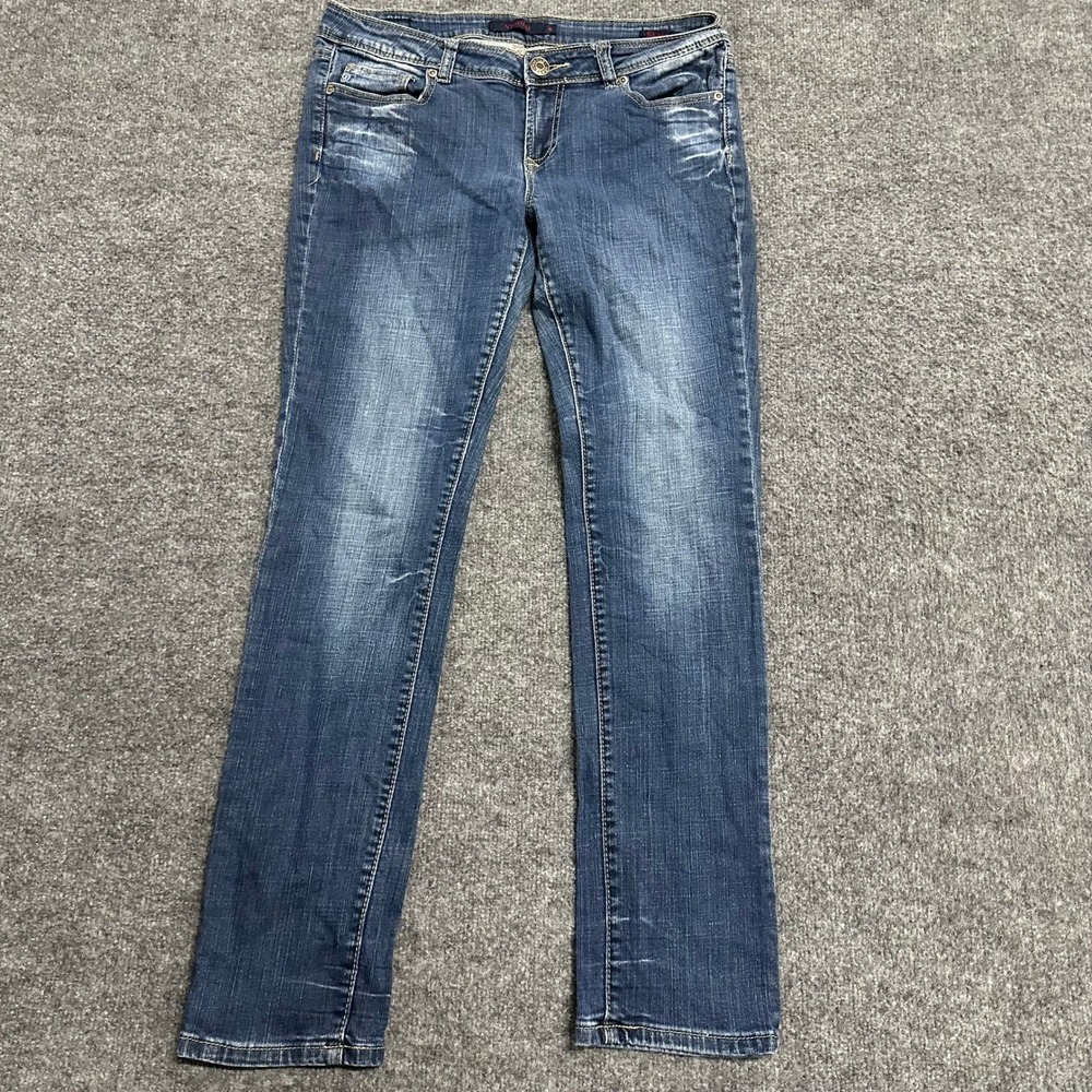 Vigoss Jeans Womens Size 9 Blue Skinny Fit Stretch Dark Wash Denim P7031A